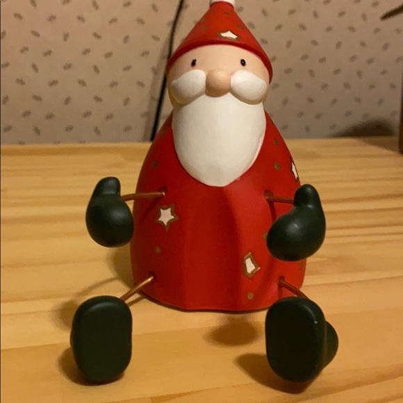 NWT PartyLight Ceramic Santa votive holder . - Picture 7 of 8